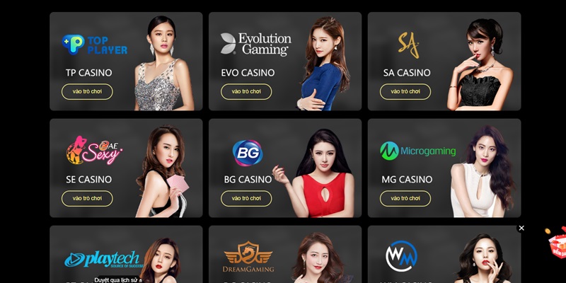 Hình thức chơi Casino trực tuyến vô cùng hấp dẫn